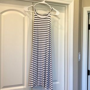 Striped Spaghetti Strap Dress